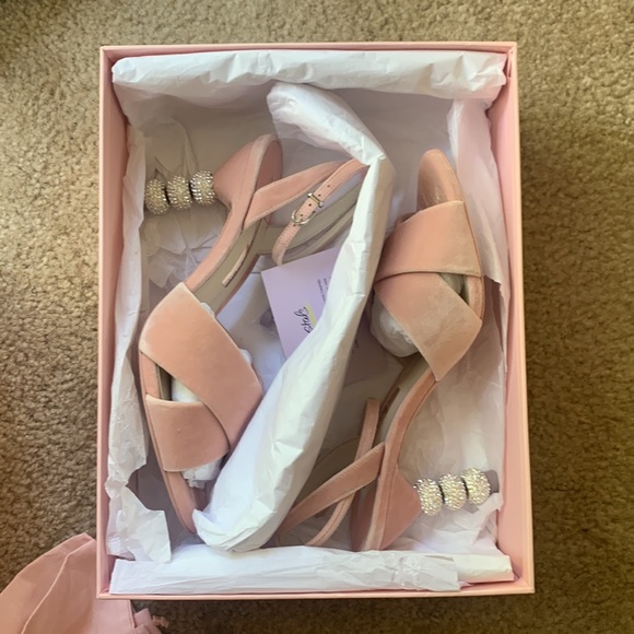 Sophia Webster Natalia 85 Velvet Mid-Heel - Picture 6 of 8